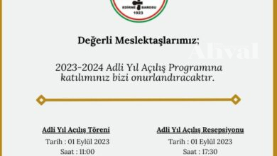 Adli yil basliyor | Edirne Ahval Gazetesi