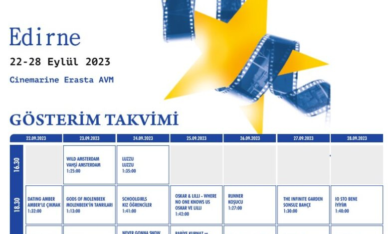 Avrupa Filmleri Haftasi Edirnede basliyor 2 | Edirne Ahval Gazetesi