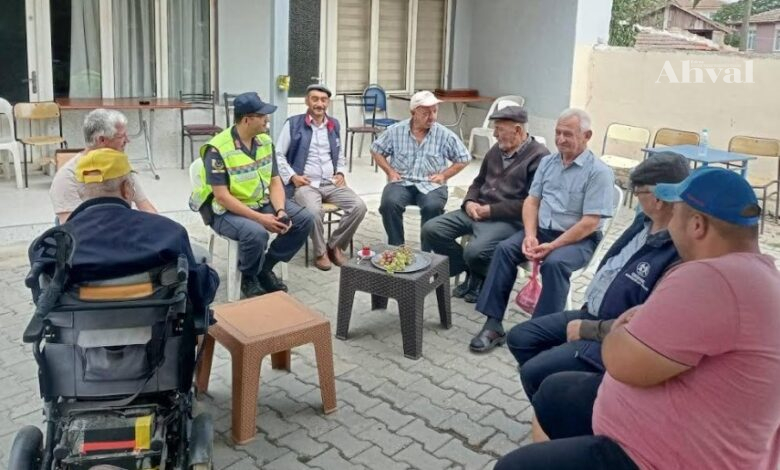 Jandarmadan Lalapasada trafik bilgilendirmesi | Edirne Ahval Gazetesi