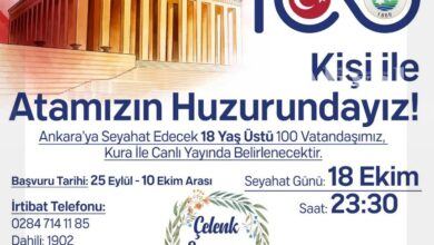 Kesan 100 kisiyle 100. yilda Anitkabirde | Edirne Ahval Gazetesi