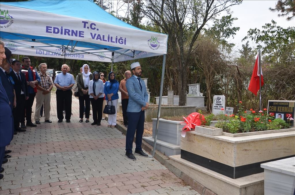 Sehit Komiser Kerman unutulmadi | Edirne Ahval Gazetesi