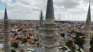 Selimiyeye Iznikten mavi cini 9 | Edirne Ahval Gazetesi