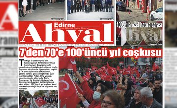 30.10.2023 Edirne Ahval | Edirne Ahval Gazetesi